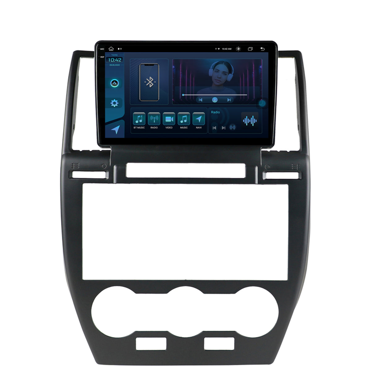 Navigatie Land Rover Freelander 2 (2006-2012), Android, X-Octacore / 8GB RAM + 256GB ROM, 9.5 Inch - AD-BGX9008+AD-BGRKIT430