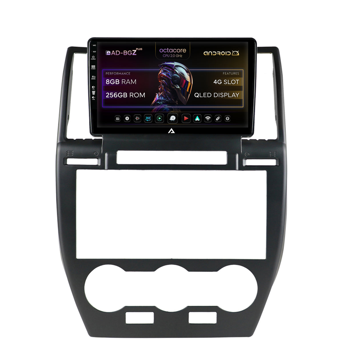 Navigatie Land Rover Freelander 2 (2006-2012), Android, Z-Octacore / 8GB RAM + 256GB ROM, 9 Inch - AD-BGZ9008+AD-BGRKIT430
