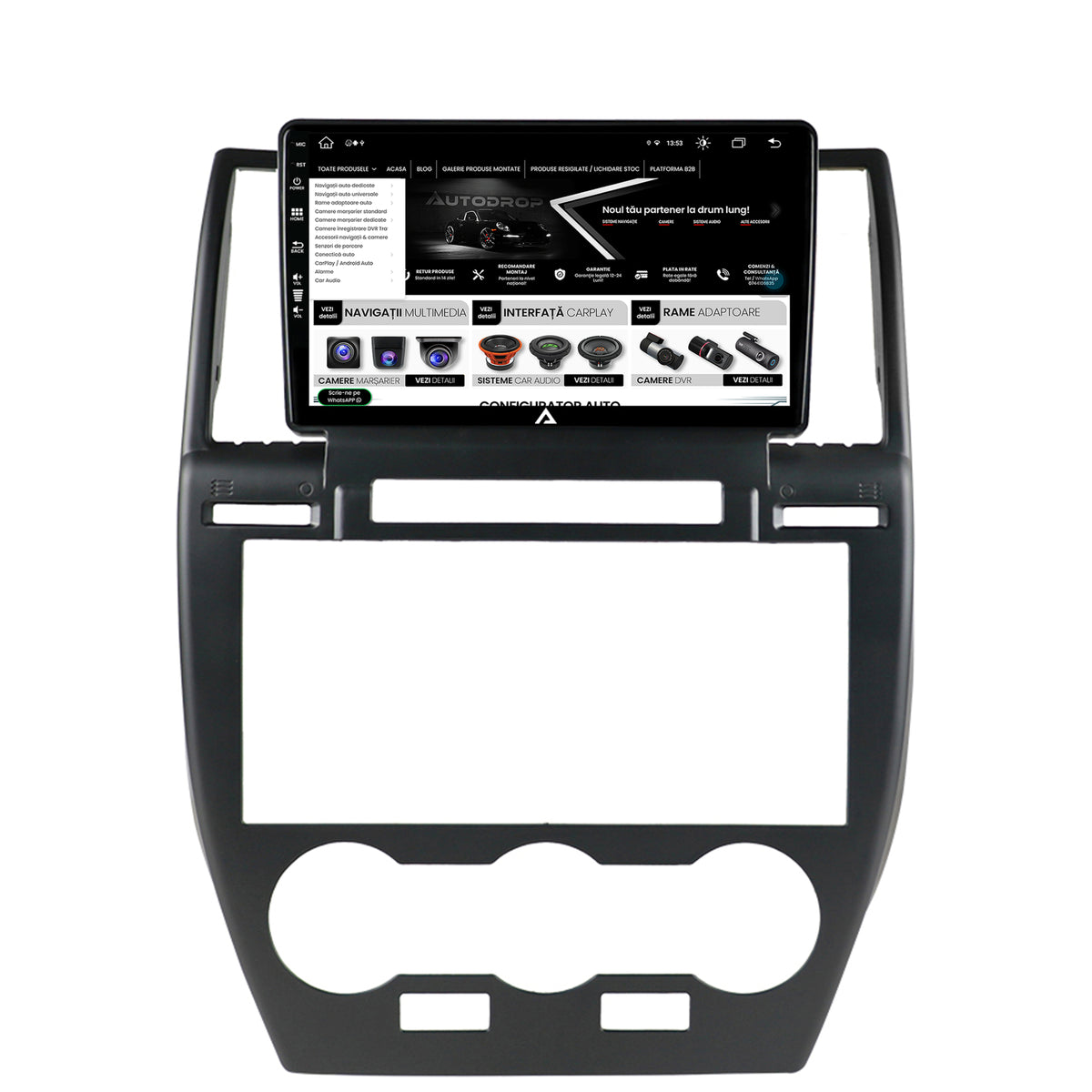 Navigatie Land Rover Freelander 2 (2006-2012), Android, Z-Octacore / 8GB RAM + 256GB ROM, 9 Inch - AD-BGZ9008+AD-BGRKIT430