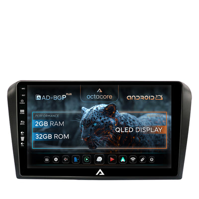Navigatie Mazda 3 (2003-2009), Android, P-Octacore / 2GB RAM + 32GB ROM, 9 Inch - AD-BGP9002+AD-BGRKIT322