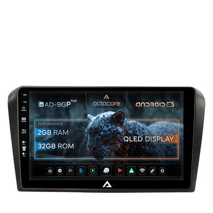 Navigatie Mazda 3 (2003-2009), Android, P-Octacore / 2GB RAM + 32GB ROM, 9 Inch - AD-BGP9002+AD-BGRKIT322