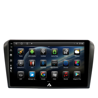 Navigatie Mazda 3 (2003-2009), Android, P-Octacore / 2GB RAM + 32GB ROM, 9 Inch - AD-BGP9002+AD-BGRKIT322