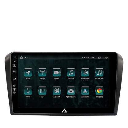 Navigatie Mazda 3 (2003-2009), Android, Z-Octacore / 8GB RAM + 256GB ROM, 9 Inch - AD-BGZ9008+AD-BGRKIT322