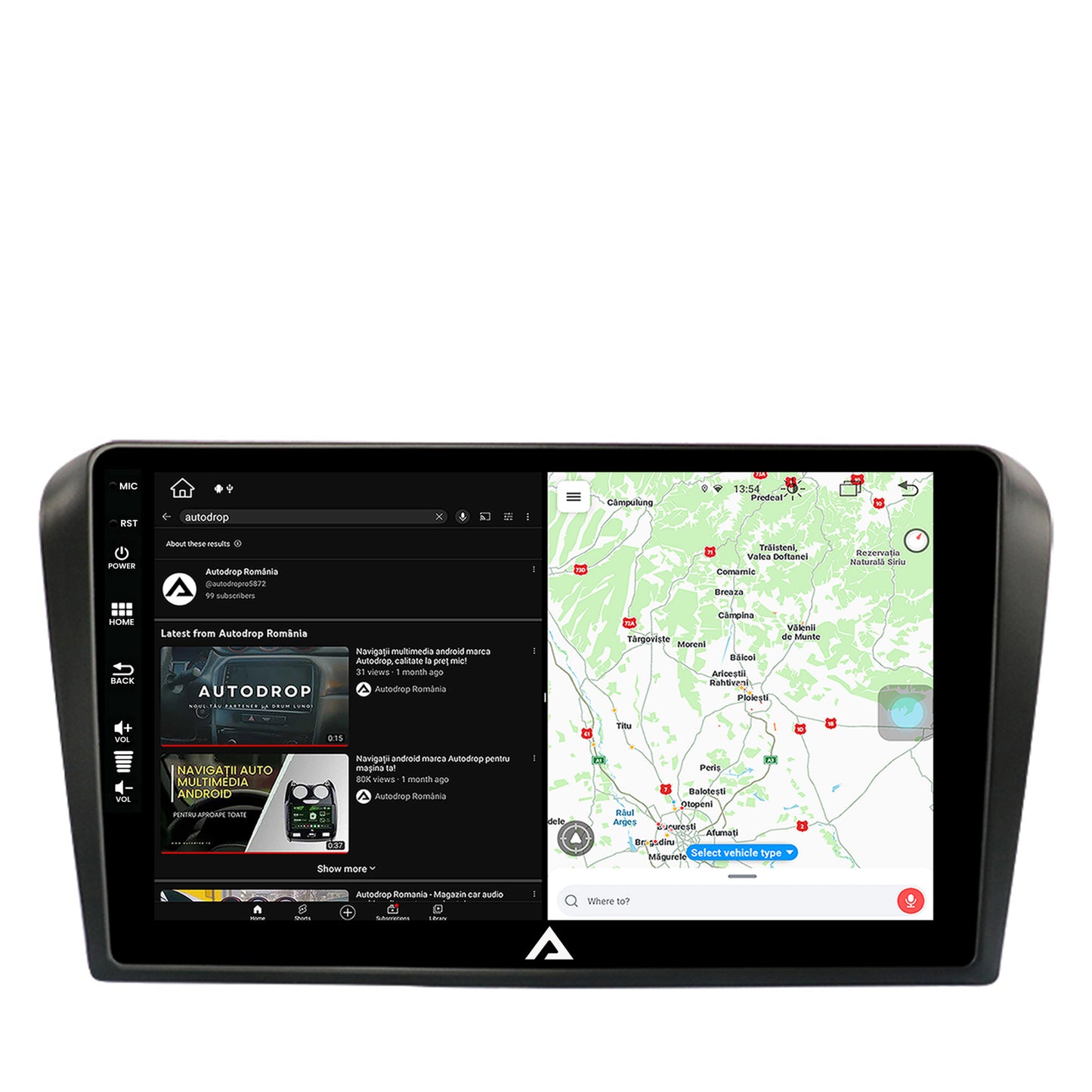 Navigatie Mazda 3 (2003-2009), Android, Z-Octacore / 8GB RAM + 256GB ROM, 9 Inch - AD-BGZ9008+AD-BGRKIT322