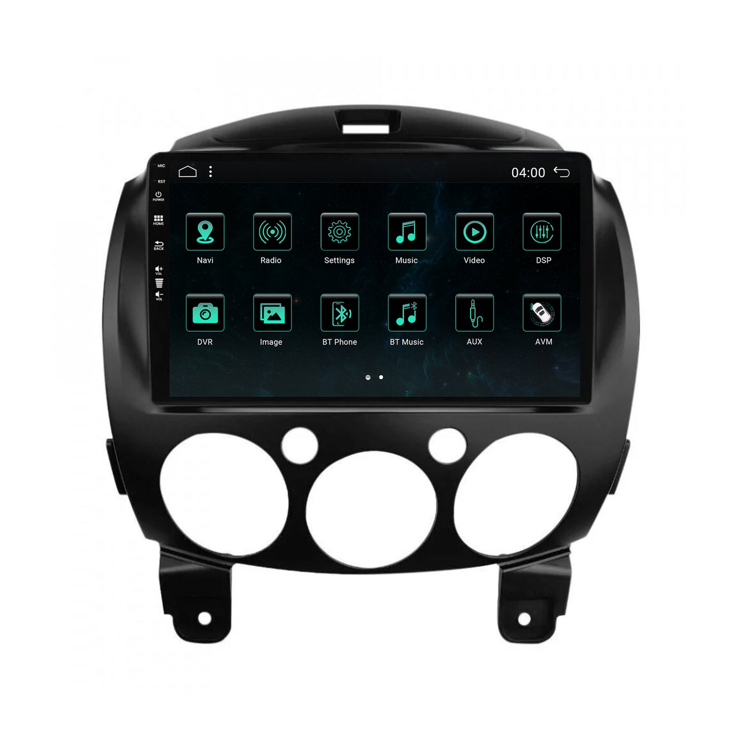 Navigatie Mazda 2 (2007-2014), Android, A-Octacore / 4GB RAM + 64GB ROM, 9 Inch - AD-BGA9004+AD-BGRKIT322 - Copie
