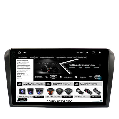 Navigatie Mazda 3 (2003-2009), Android, V-Octacore / 4GB RAM + 64GB ROM, 9.5 Inch - AD-BGV9004+AD-BGRKIT322