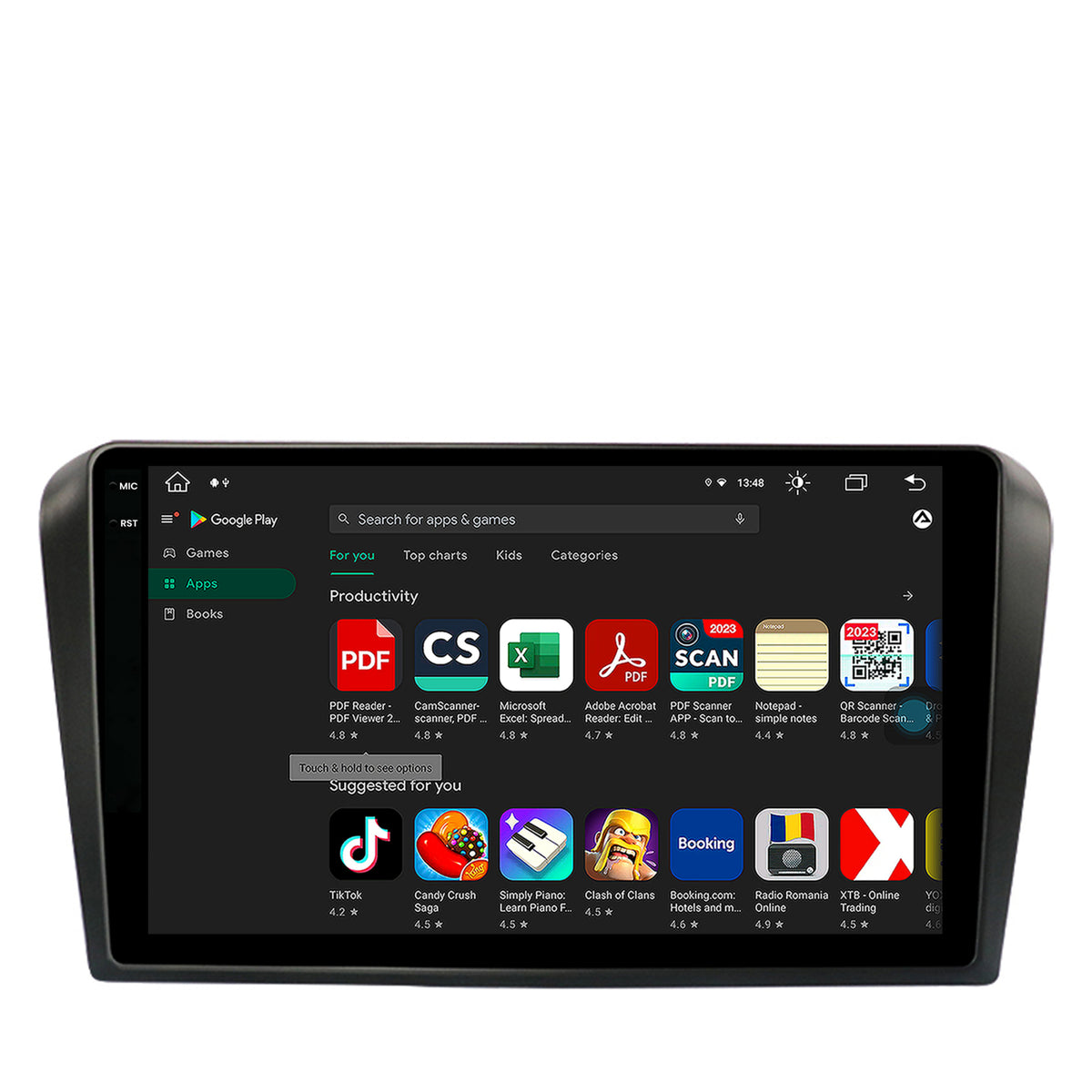 Navigatie Mazda 3 (2003-2009), Android, V-Octacore / 4GB RAM + 64GB ROM, 9.5 Inch - AD-BGV9004+AD-BGRKIT322
