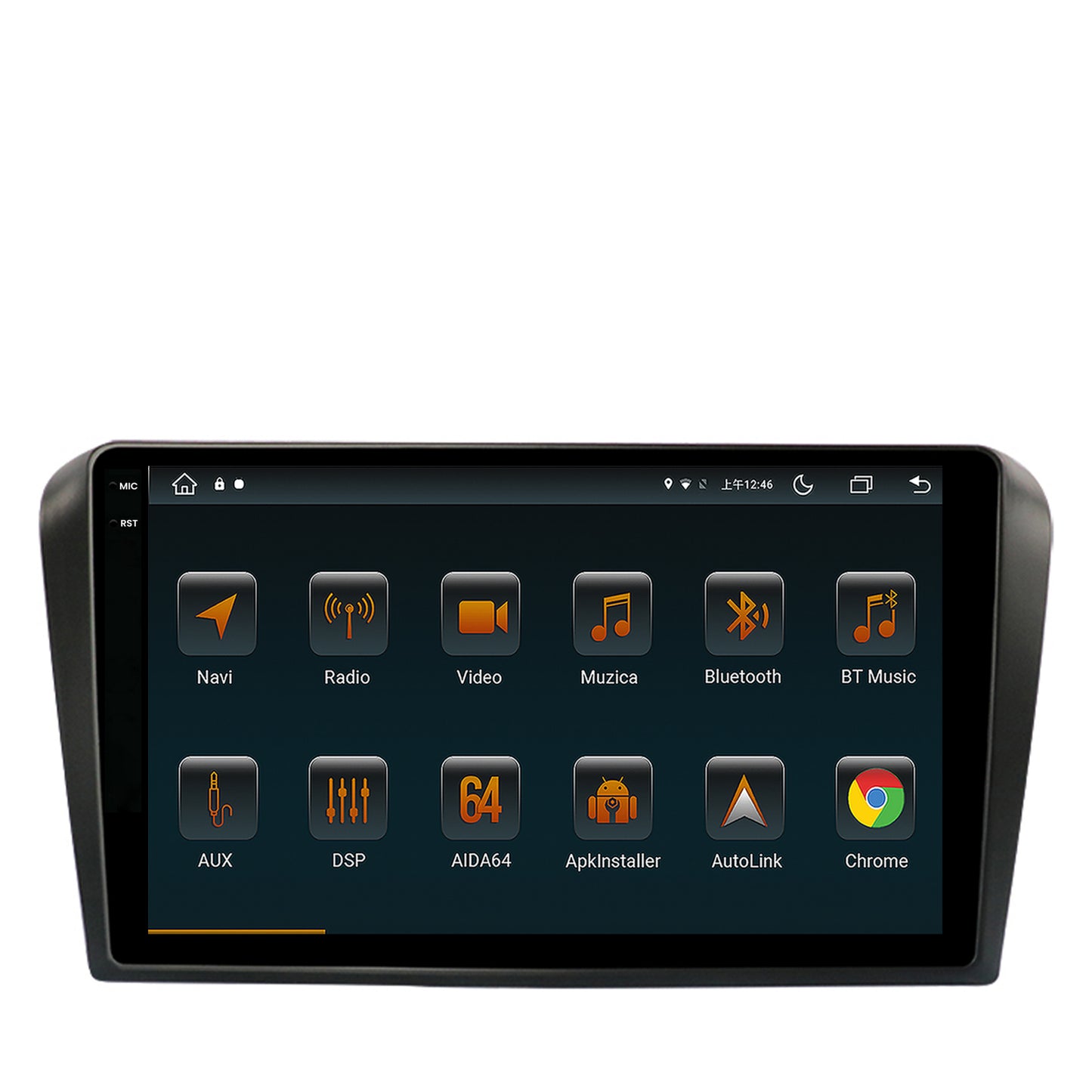 Navigatie Mazda 3 (2003-2009), Android, V-Octacore / 4GB RAM + 64GB ROM, 9.5 Inch - AD-BGV9004+AD-BGRKIT322