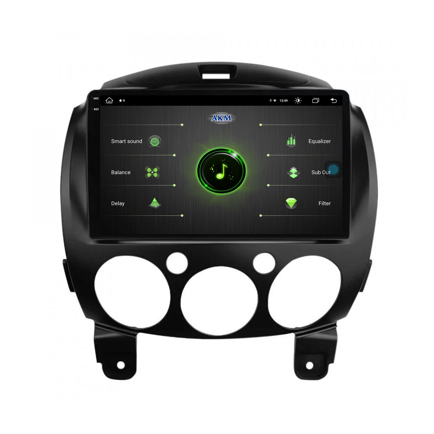 Navigatie Mazda 2 (2007-2014), Android, V-Octacore / 4GB RAM + 64GB ROM, 9.5 Inch - AD-BGV9004+AD-BGRKIT325