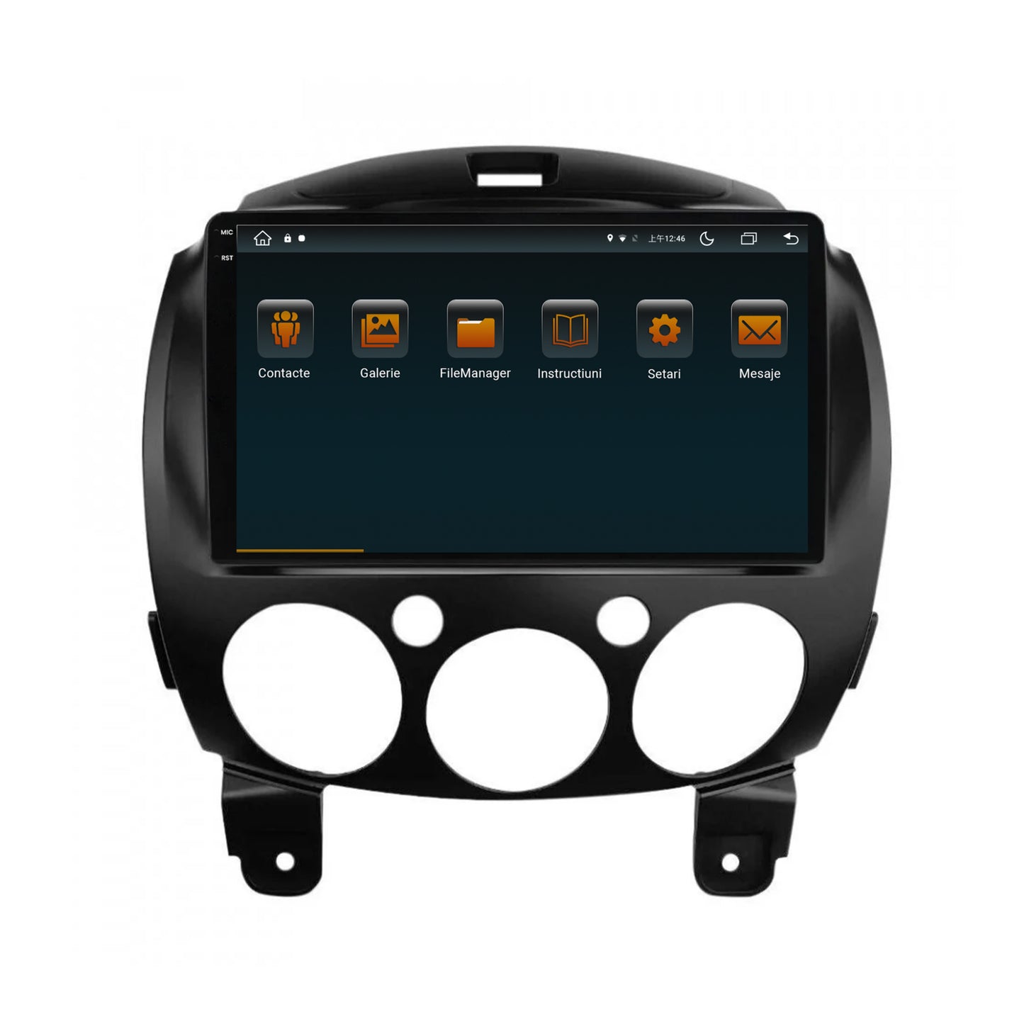 Navigatie Mazda 2 (2007-2014), Android, V-Octacore / 4GB RAM + 64GB ROM, 9.5 Inch - AD-BGV9004+AD-BGRKIT325