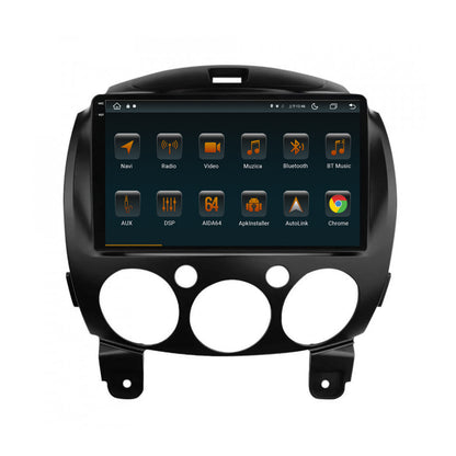 Navigatie Mazda 2 (2007-2014), Android, V-Octacore / 4GB RAM + 64GB ROM, 9.5 Inch - AD-BGV9004+AD-BGRKIT325