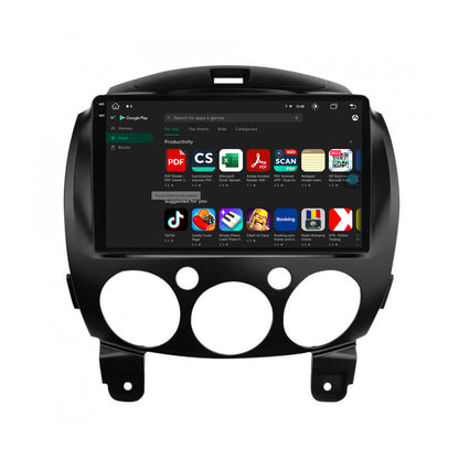 Navigatie Mazda 2 (2007-2014), Android, V-Octacore / 4GB RAM + 64GB ROM, 9.5 Inch - AD-BGV9004+AD-BGRKIT325