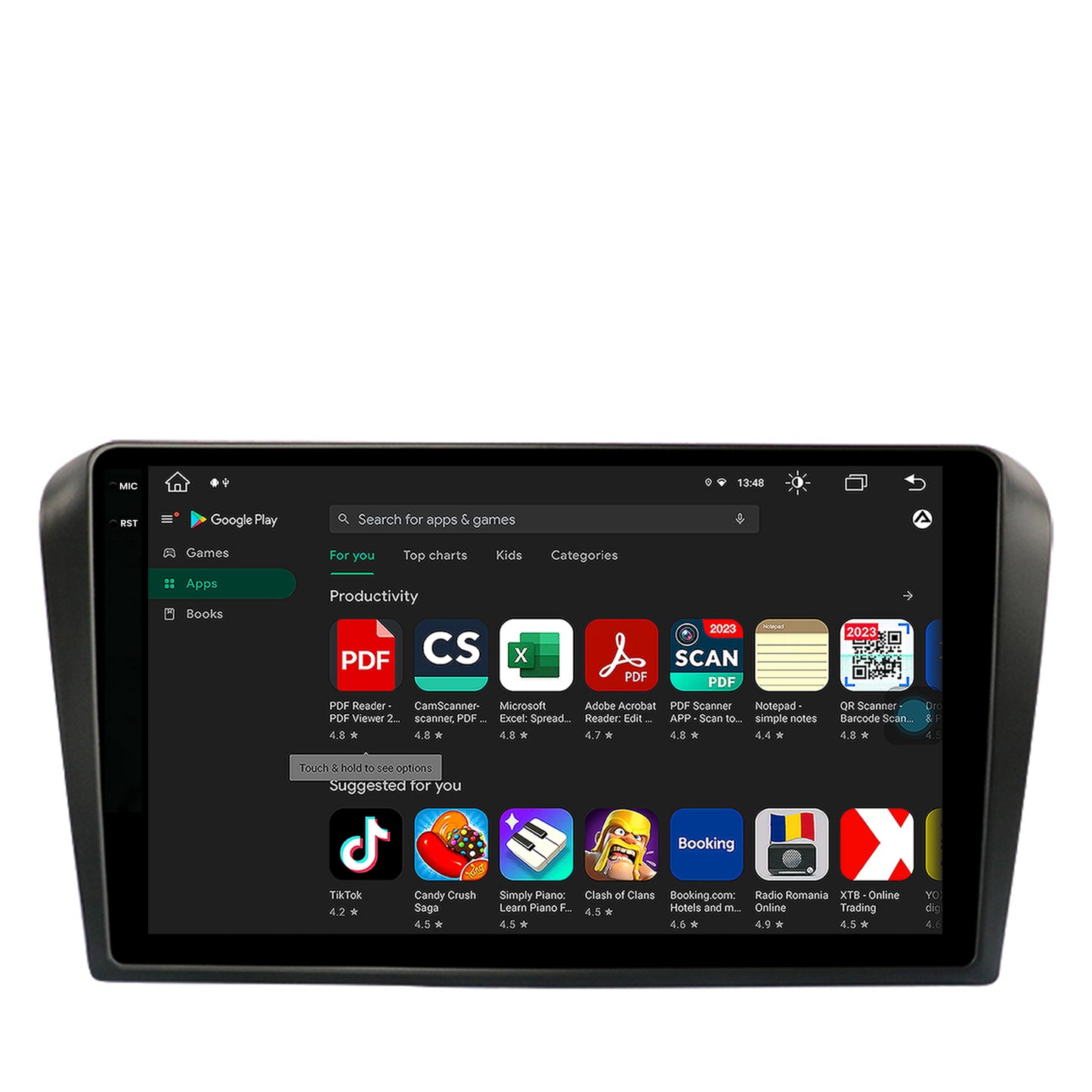 Navigatie Mazda 3 (2003-2009), Android, X-Octacore / 8GB RAM + 256GB ROM, 9.5 Inch - AD-BGX9008+AD-BGRKIT322