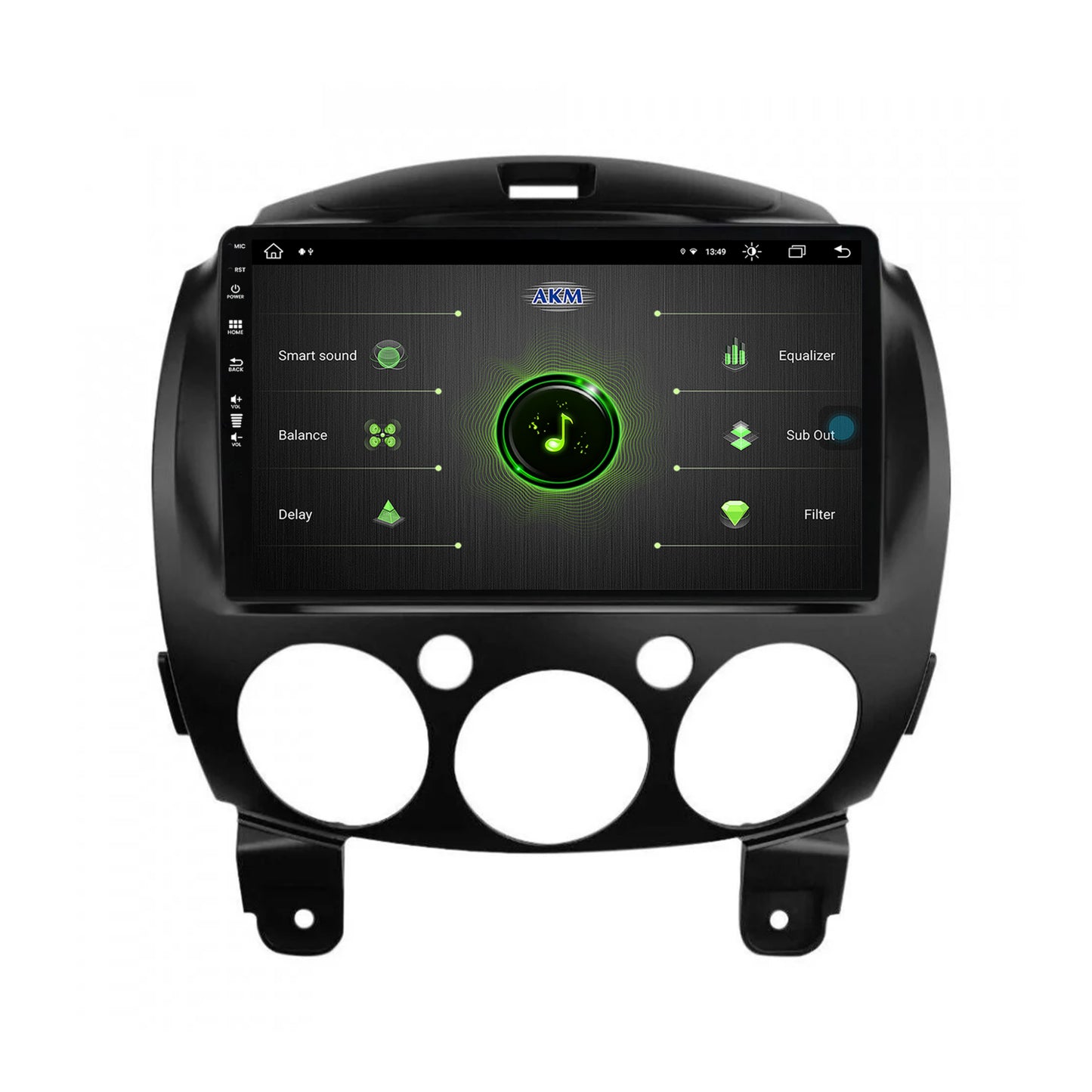Navigatie Mazda 2 (2007-2014), Android, Z-Octacore / 8GB RAM + 256GB ROM, 9 Inch - AD-BGZ9008+AD-BGRKIT325