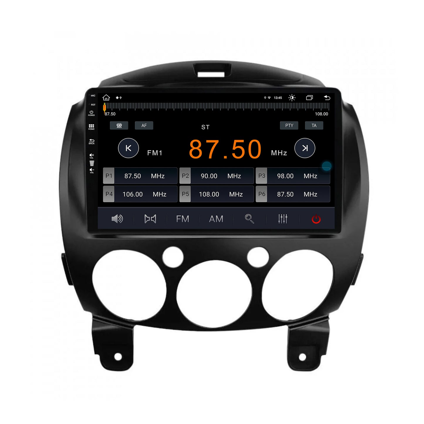 Navigatie Mazda 2 (2007-2014), Android, Z-Octacore / 8GB RAM + 256GB ROM, 9 Inch - AD-BGZ9008+AD-BGRKIT325