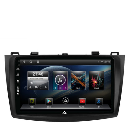 Navigatie Mazda 3 (2009-2013), Android, P-Octacore / 2GB RAM + 32GB ROM, 9 Inch - AD-BGP9002+AD-BGRKIT320