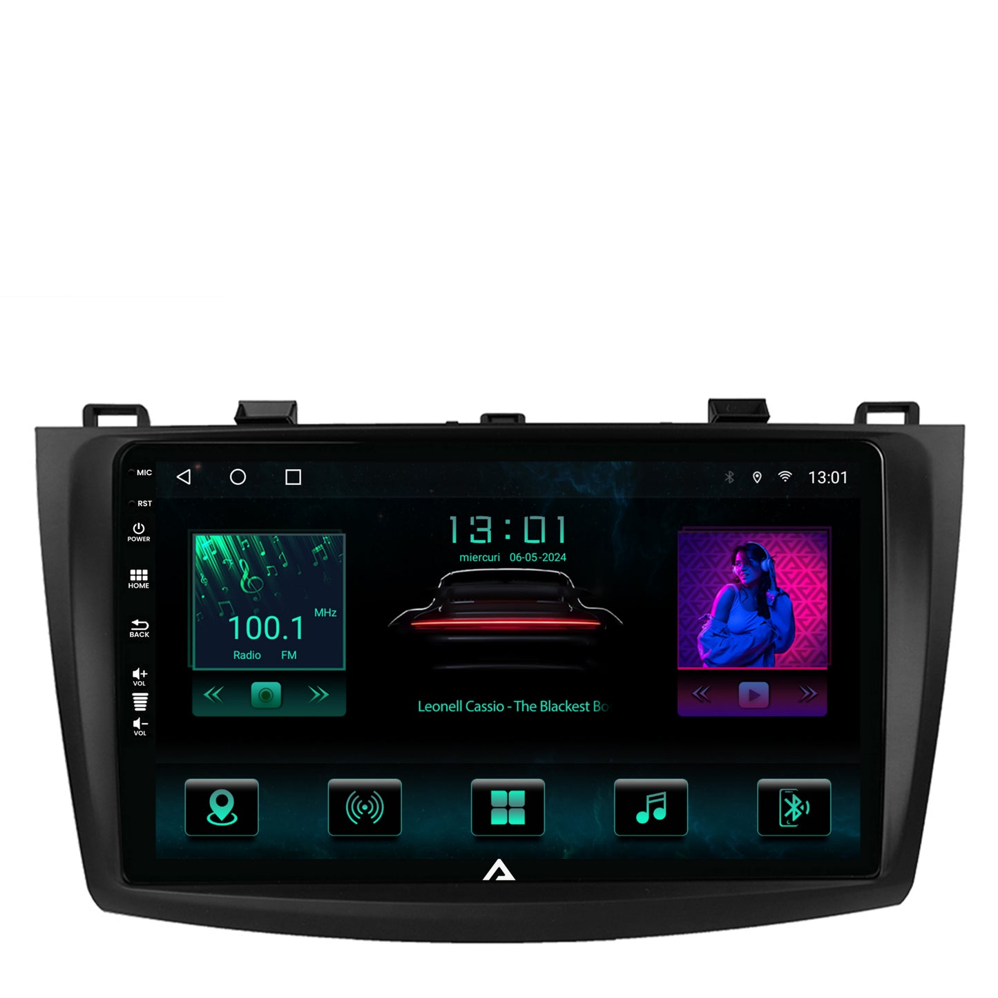 Navigatie Mazda 3 (2009-2013), Android, A-Octacore / 4GB RAM + 64GB ROM, 9 Inch - AD-BGA9004+AD-BGRKIT320