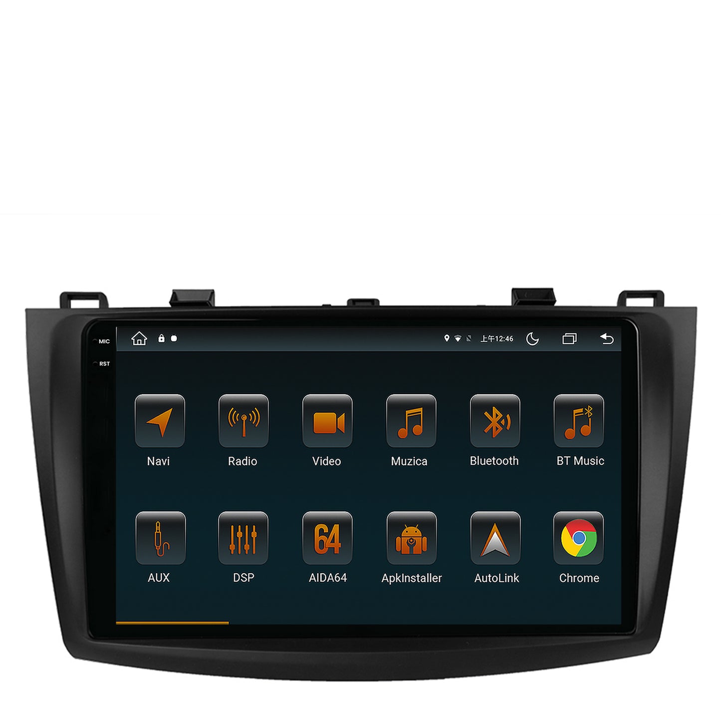 Navigatie Mazda 3 (2009-2013), Android, V-Octacore / 4GB RAM + 64GB ROM, 9.5 Inch - AD-BGV9004+AD-BGRKIT320