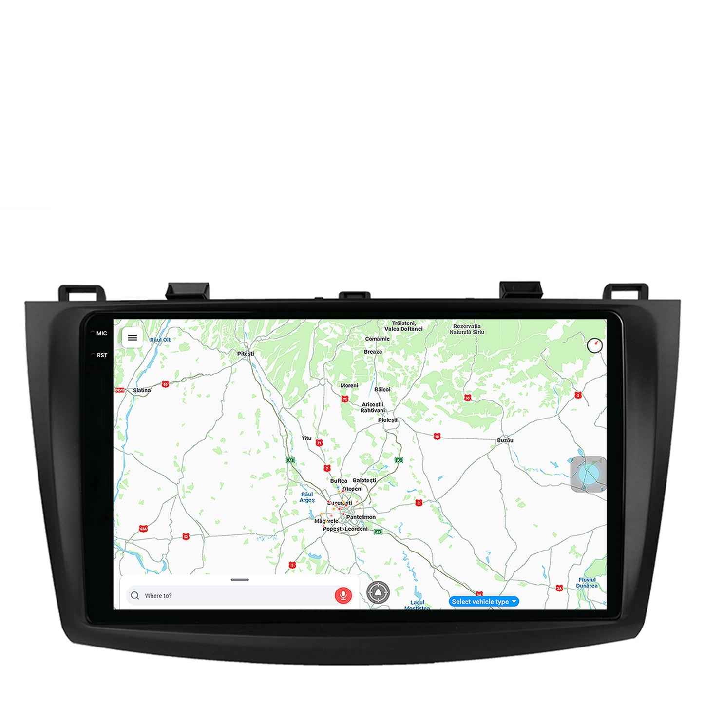 Navigatie Mazda 3 (2009-2013), Android, X-Octacore / 8GB RAM + 256GB ROM, 9.5 Inch - AD-BGX9008+AD-BGRKIT320