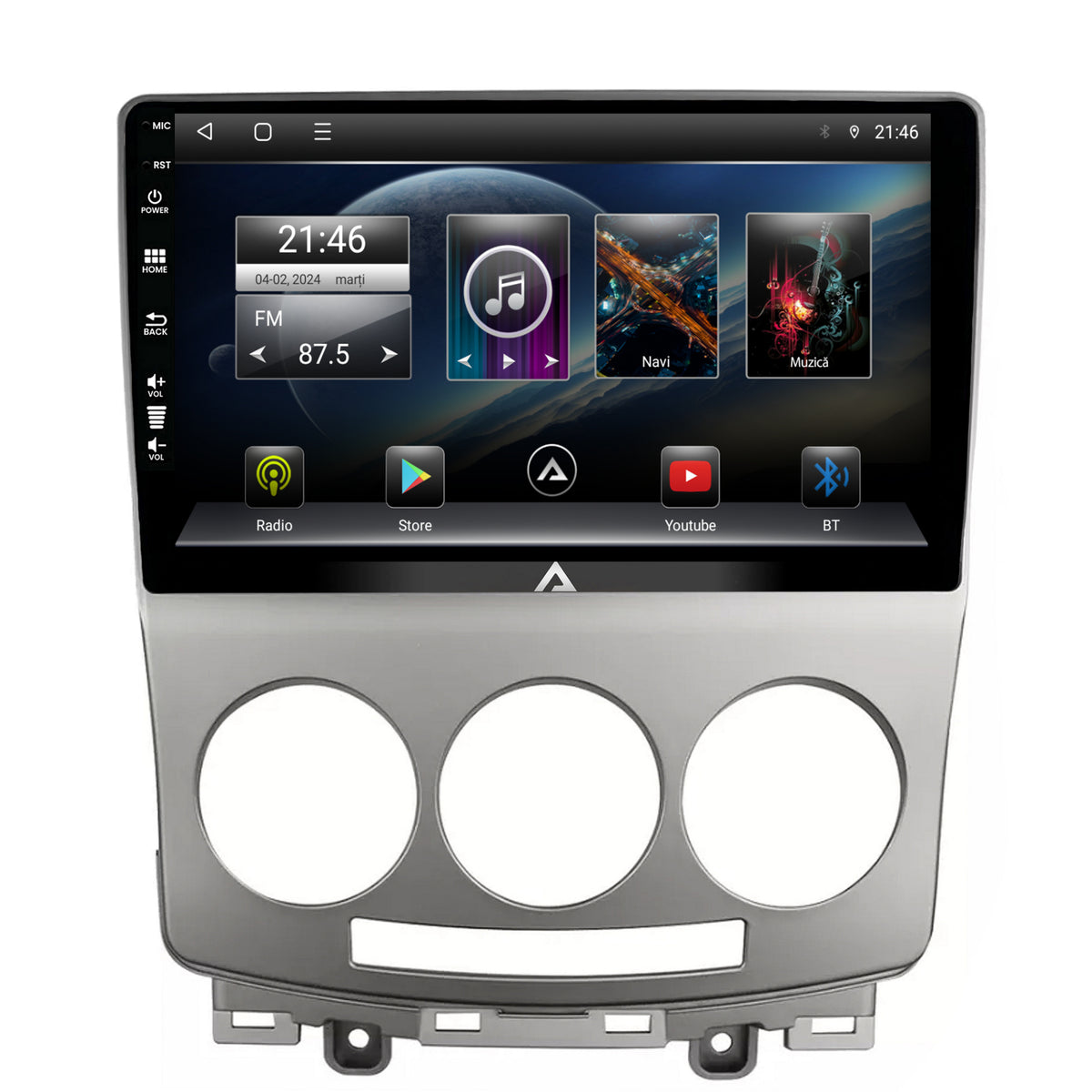 Navigatie Mazda 5 (2005-2010), Android, P-Octacore / 2GB RAM + 32GB ROM, 9 Inch - AD-BGP9002+AD-BGRKIT324