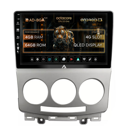 Navigatie Mazda 5 (2005-2010), Android, A-Octacore / 4GB RAM + 64GB ROM, 9 Inch - AD-BGA9004+AD-BGRKIT324