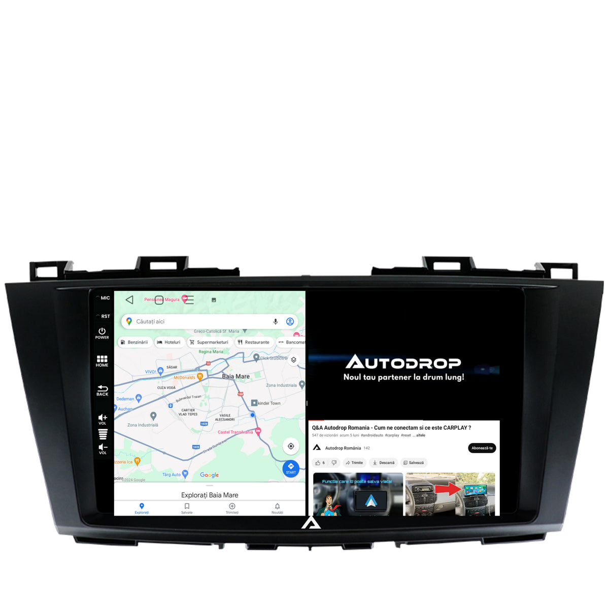 Navigatie Mazda 5 (2010-2015), Android, E-Octacore / 2GB RAM + 32GB ROM, 9 Inch - AD-BGE9002+AD-BGRKIT323