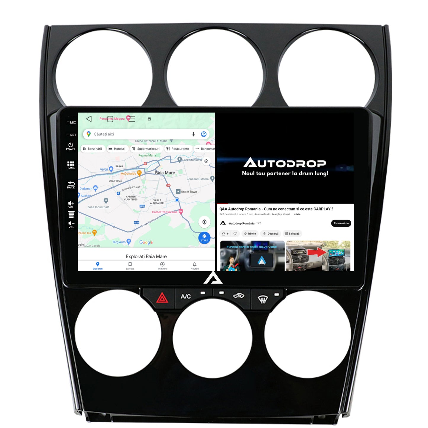 Navigatie Mazda 6 (2002-2008), Android, E-Octacore / 2GB RAM + 32GB ROM, 9 Inch - AD-BGE9002+AD-BGRKIT321