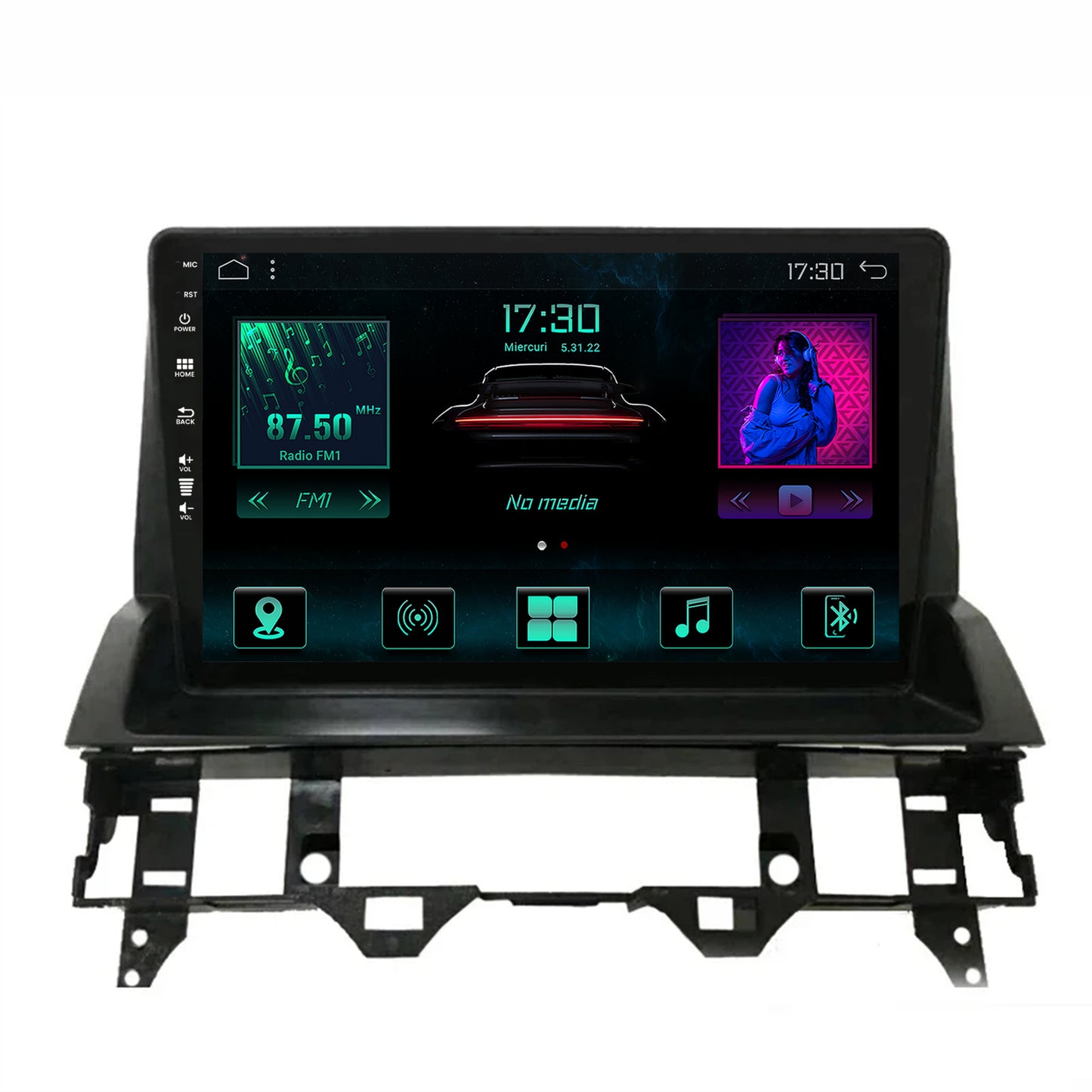 Navigatie Mazda 6 (2002-2008), Android, A-Octacore / 4GB RAM + 64GB ROM, 10.1 Inch - AD-BGA10004+AD-BGRKIT321V2