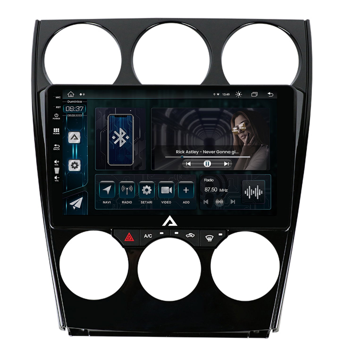 Navigatie Mazda 6 (2002-2008), Android, Z-Octacore / 8GB RAM + 256GB ROM, 9 Inch - AD-BGZ9008+AD-BGRKIT321