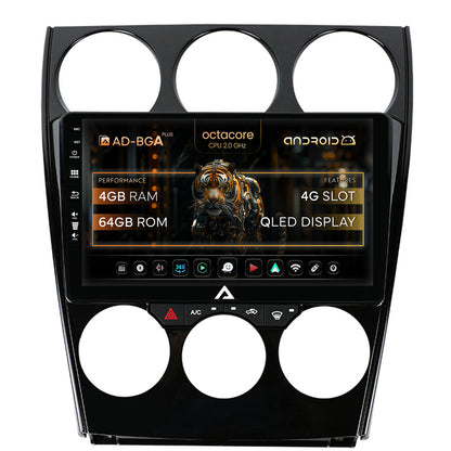 Navigatie Mazda 6 (2002-2008), Android, A-Octacore / 4GB RAM + 64GB ROM, 9 Inch - AD-BGA9004+AD-BGRKIT321