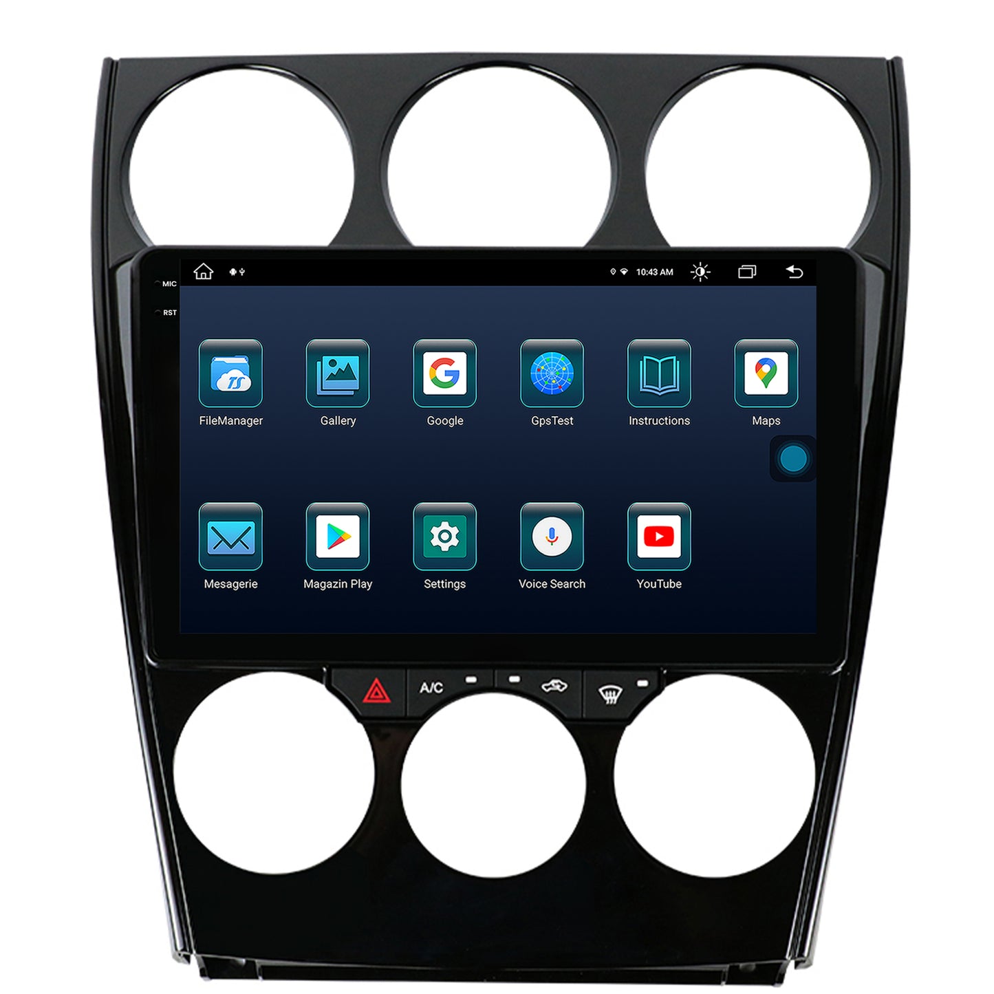 Navigatie Mazda 6 (2002-2008), Android, X-Octacore / 8GB RAM + 256GB ROM, 9.5 Inch - AD-BGX9008+AD-BGRKIT321