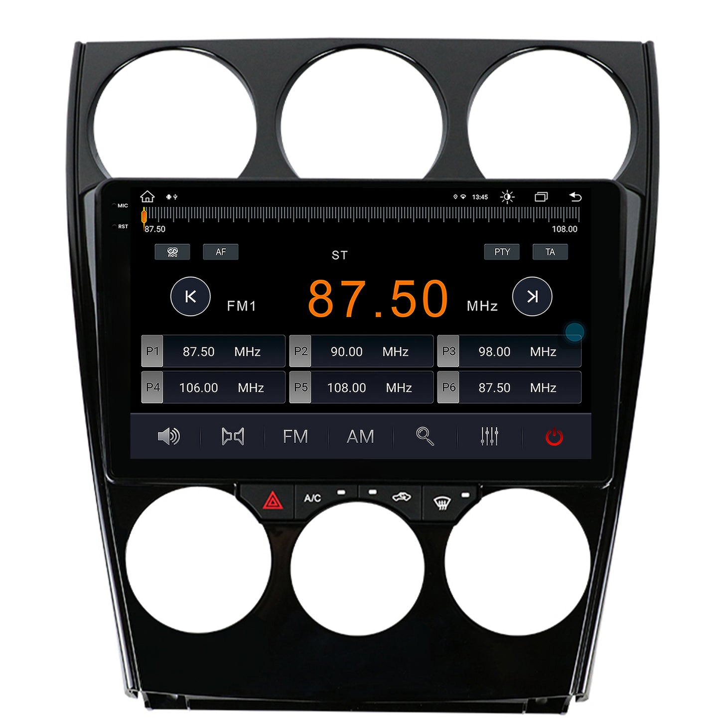 Navigatie Mazda 6 (2002-2008), Android, X-Octacore / 8GB RAM + 256GB ROM, 9.5 Inch - AD-BGX9008+AD-BGRKIT321