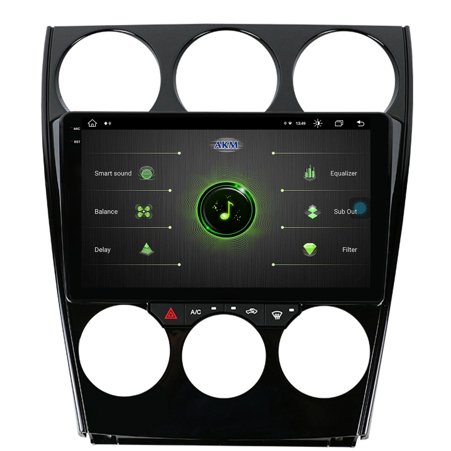 Navigatie Mazda 6 (2002-2008), Android, X-Octacore / 8GB RAM + 256GB ROM, 9.5 Inch - AD-BGX9008+AD-BGRKIT321