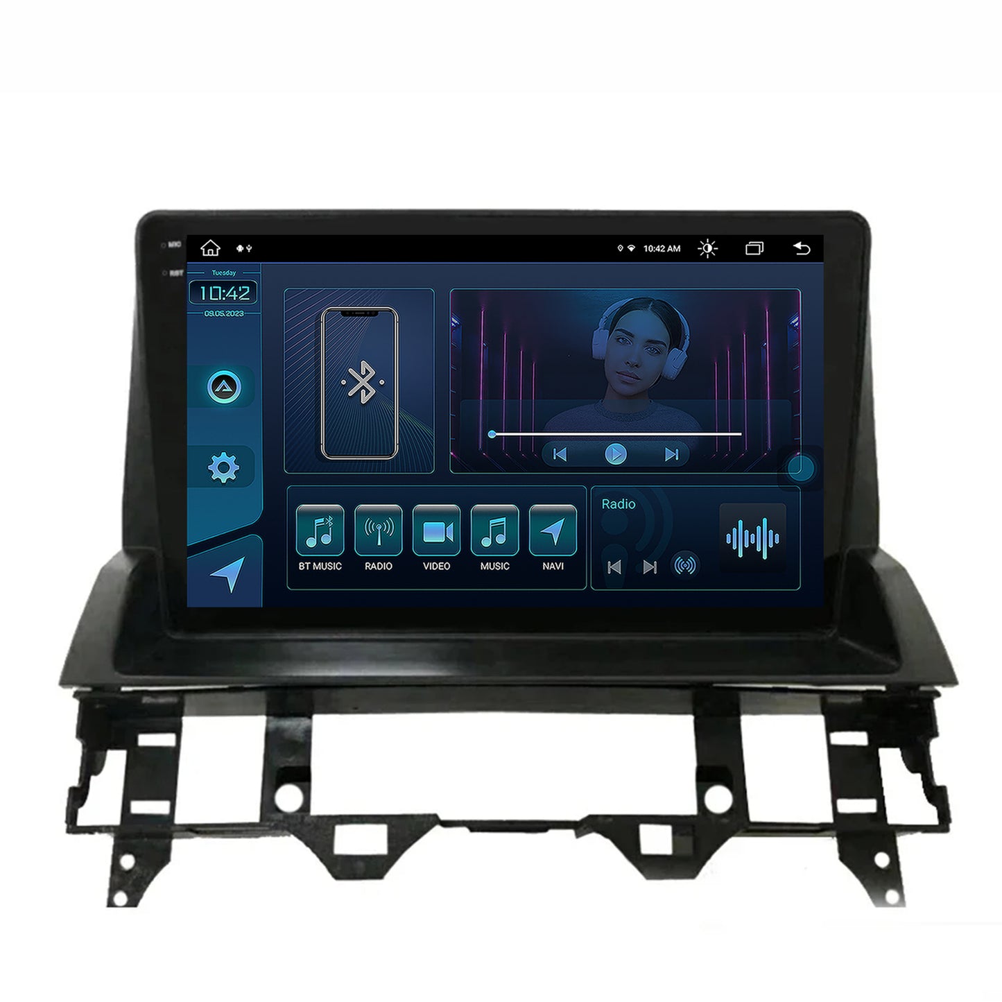 Navigatie Mazda 6 (2002-2008), Android, X-Octacore / 8GB RAM + 256GB ROM, 10.36 Inch - AD-BGX10008+AD-BGRKIT321V2