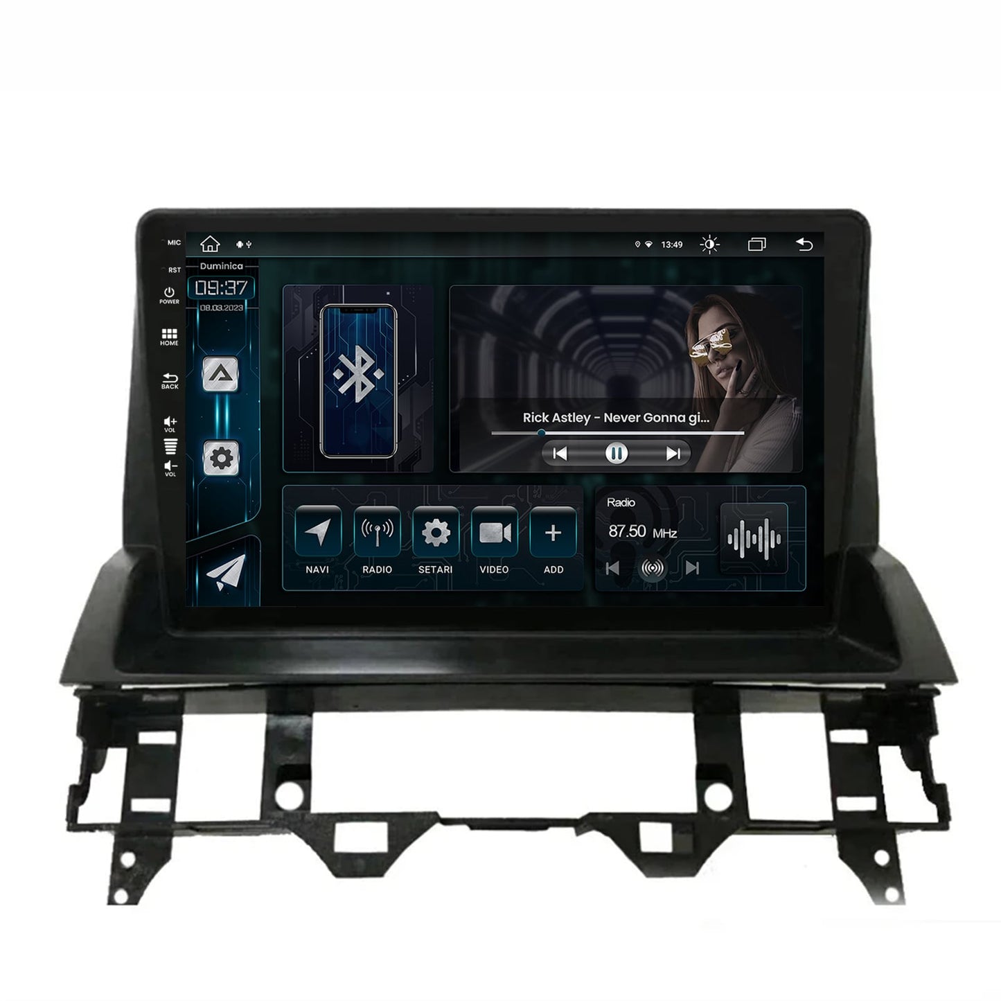 Navigatie Mazda 6 (2002-2008), Android, Z-Octacore / 8GB RAM + 256GB ROM, 10.1 Inch - AD-BGZ10008+AD-BGRKIT321V2