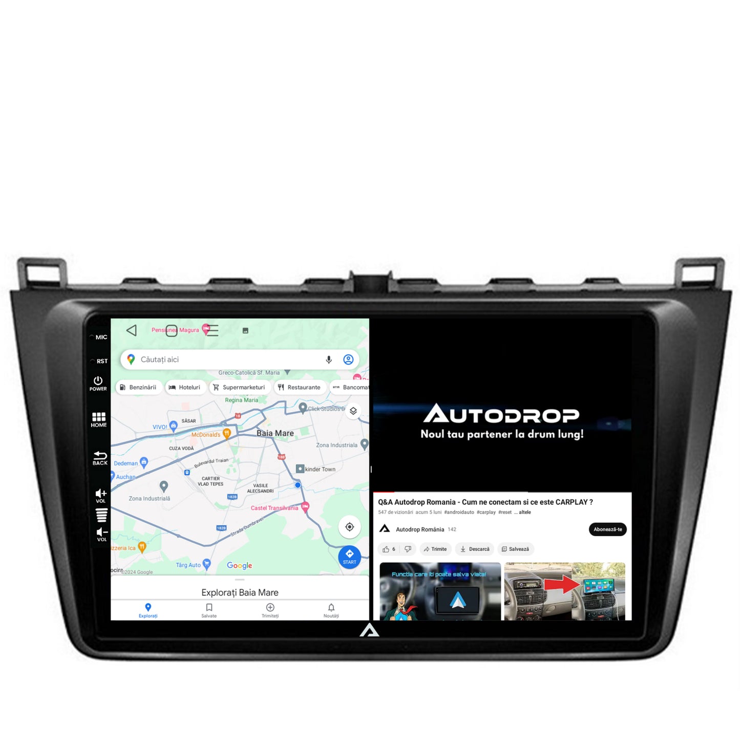 Navigatie Mazda 6 (2008-2013), Android, P-Octacore / 2GB RAM + 32GB ROM, 9 Inch - AD-BGP9002+AD-BGRKIT328