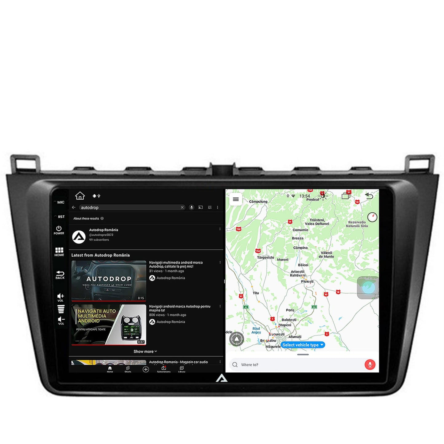 Navigatie Mazda 6 (2008-2013), Android, Z-Octacore / 8GB RAM + 256GB ROM, 9 Inch - AD-BGZ9008+AD-BGRKIT328