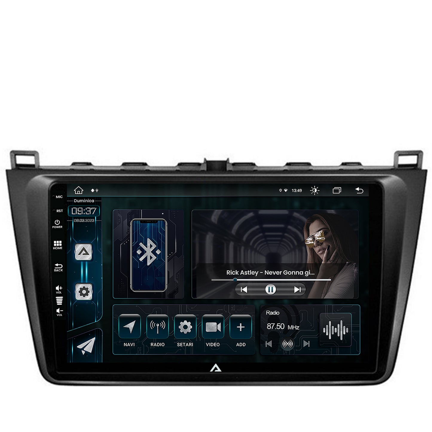 Navigatie Mazda 6 (2008-2013), Android, Z-Octacore / 8GB RAM + 256GB ROM, 9 Inch - AD-BGZ9008+AD-BGRKIT328
