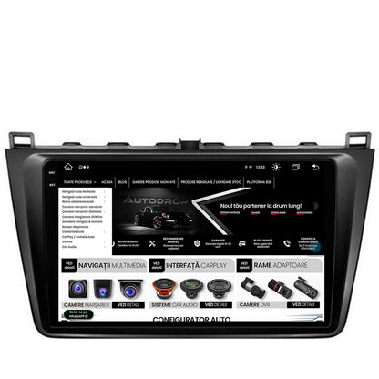 Navigatie Mazda 6 (2008-2013), Android, V-Octacore / 4GB RAM + 64GB ROM, 9.5 Inch - AD-BGV9004+AD-BGRKIT328