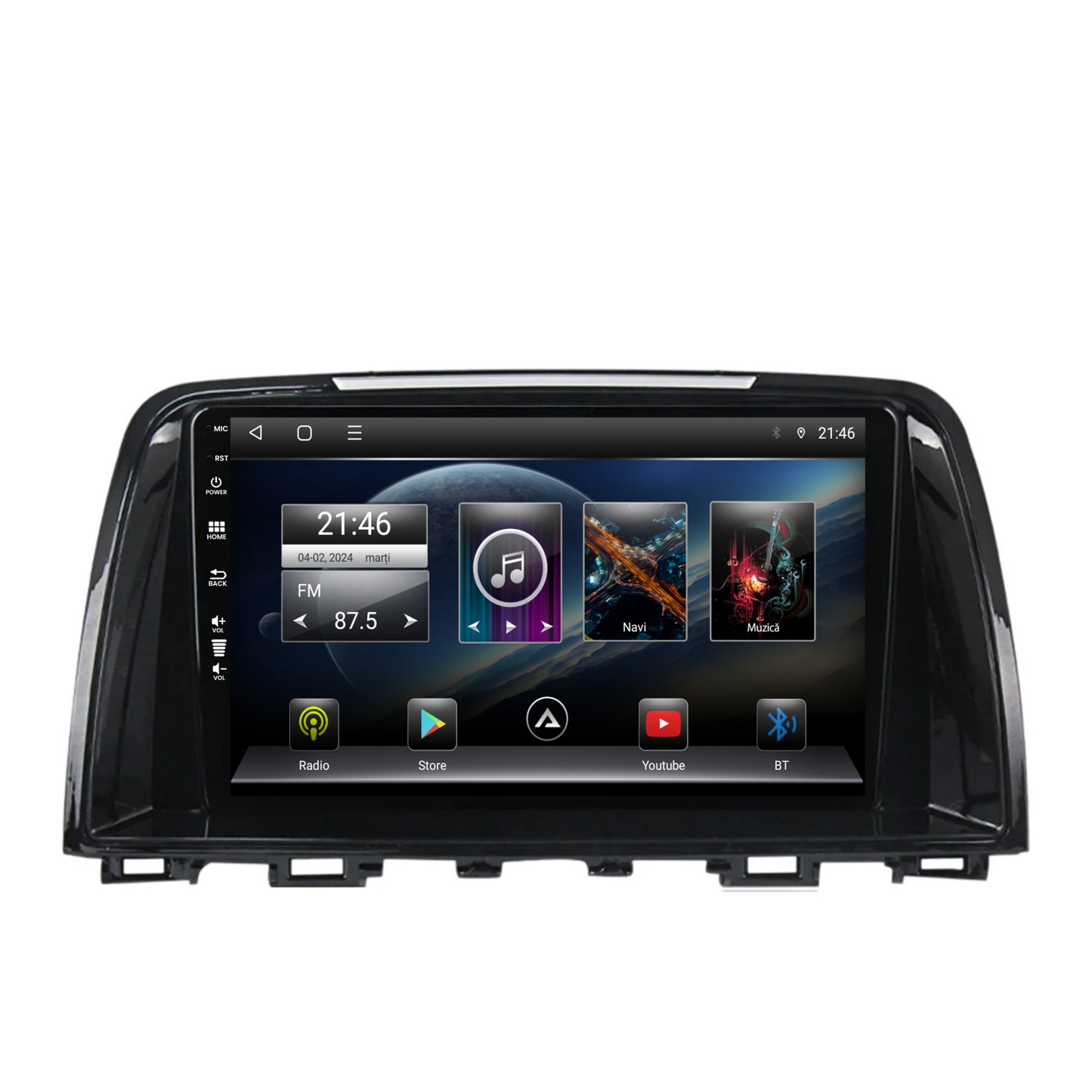 Navigatie Mazda 6 (2013-2015), Android, P-Octacore / 2GB RAM + 32GB ROM, 9 Inch - AD-BGP9002+AD-BGRKIT328v2