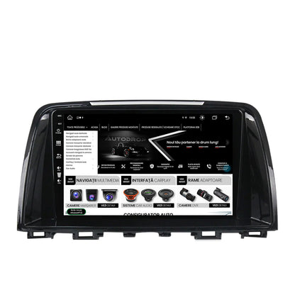 Navigatie Mazda 6 (2013-2015), Android, Z-Octacore / 8GB RAM + 256GB ROM, 9 Inch - AD-BGZ9008+AD-BGRKIT328v2