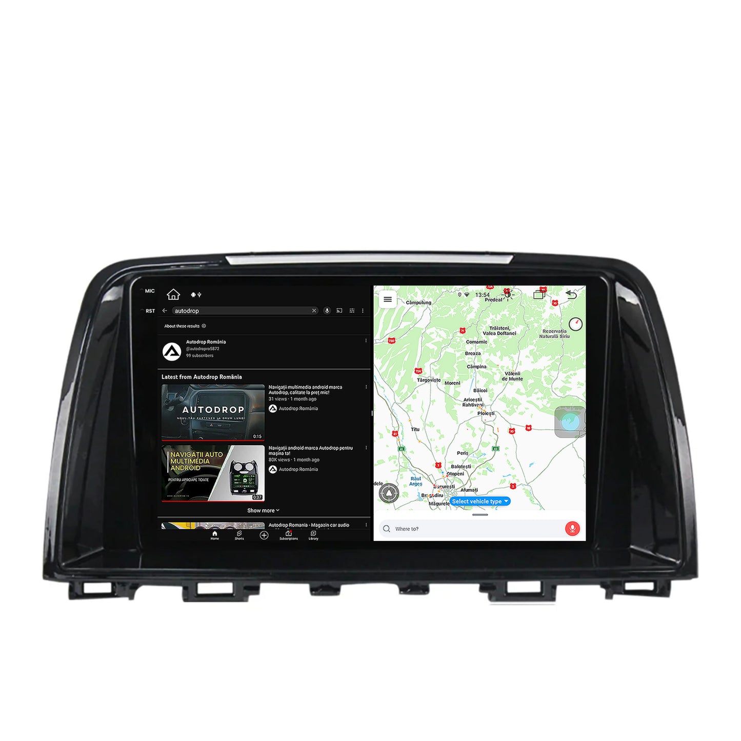 Navigatie Mazda 6 (2013-2015), Android, V-Octacore / 4GB RAM + 64GB ROM, 9.5 Inch - AD-BGV9004+AD-BGRKIT328v2