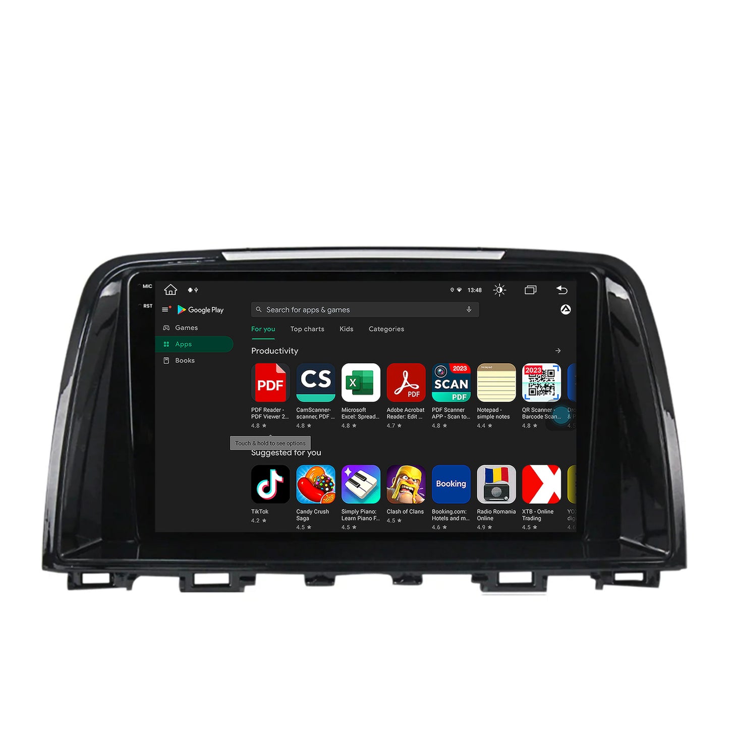 Navigatie Mazda 6 (2013-2015), Android, X-Octacore / 8GB RAM + 256GB ROM, 9.5 Inch - AD-BGX9008+AD-BGRKIT328v2