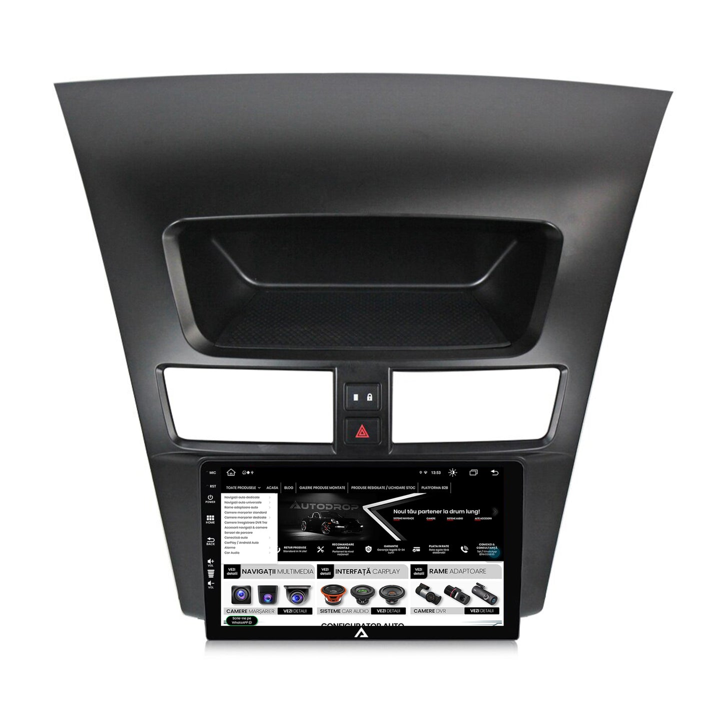 Navigatie Mazda BT50 (2011-2020), Android, Z-Octacore / 8GB RAM + 256GB ROM, 9 Inch - AD-BGZ9008+AD-BGRKIT159