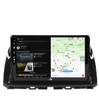 Navigatie Mazda CX-5 (2012-2015), Android, Z-Octacore / 8GB RAM + 256GB ROM, 10.1 Inch - AD-BGZ10008+AD-BGRKIT319