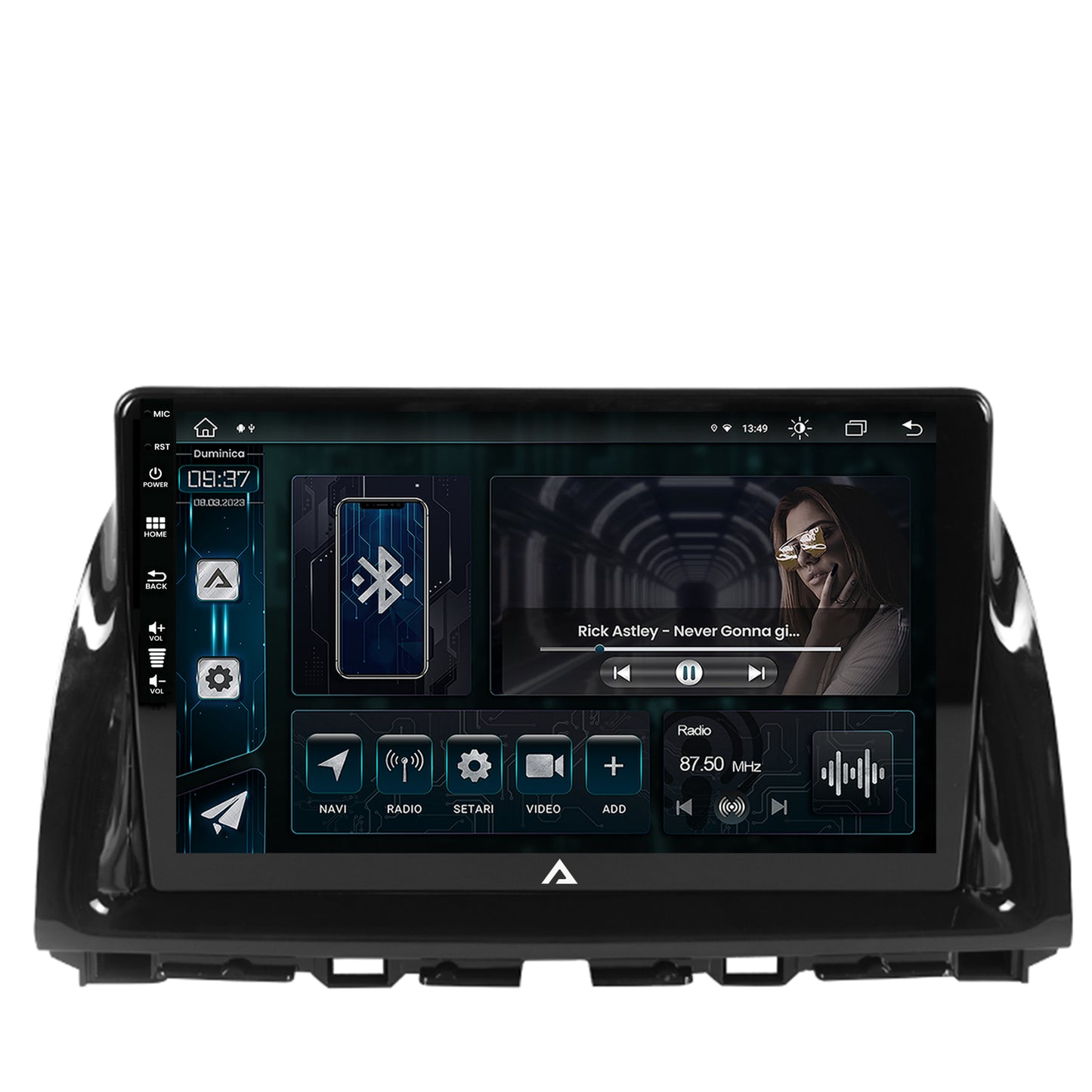 Navigatie Mazda CX-5 (2012-2015), Android, Z-Octacore / 8GB RAM + 256GB ROM, 10.1 Inch - AD-BGZ10008+AD-BGRKIT319