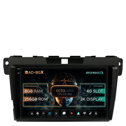 Navigatie Mazda CX-7 (2008-2013), Android, X-Octacore / 8GB RAM + 256GB ROM, 9.5 Inch - AD-BGX9008+AD-BGRKIT326