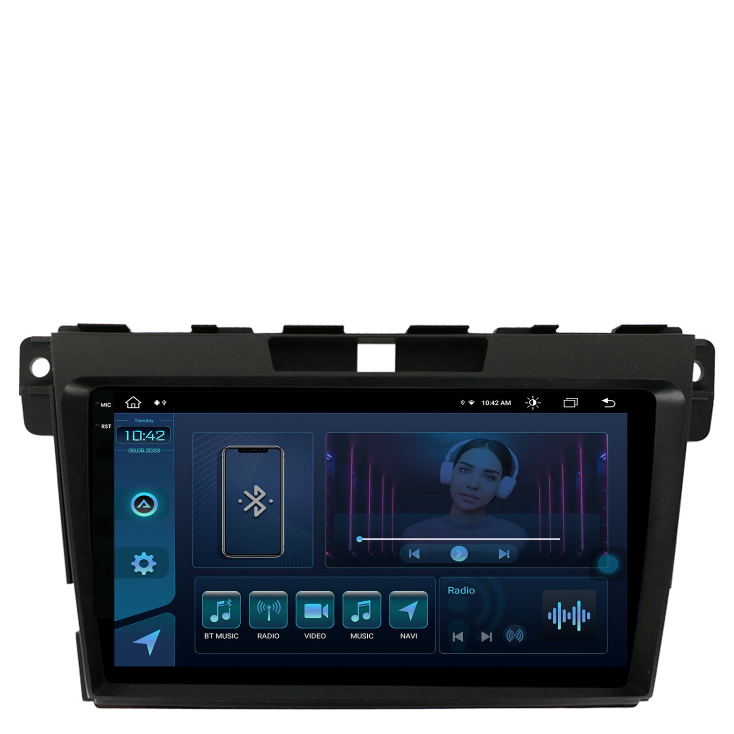 Navigatie Mazda CX-7 (2008-2013), Android, X-Octacore / 8GB RAM + 256GB ROM, 9.5 Inch - AD-BGX9008+AD-BGRKIT326