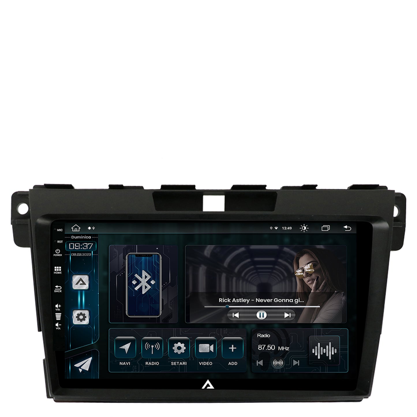 Navigatie Mazda CX-7 (2008-2013), Android, Z-Octacore / 8GB RAM + 256GB ROM, 9 Inch - AD-BGZ9008+AD-BGRKIT326