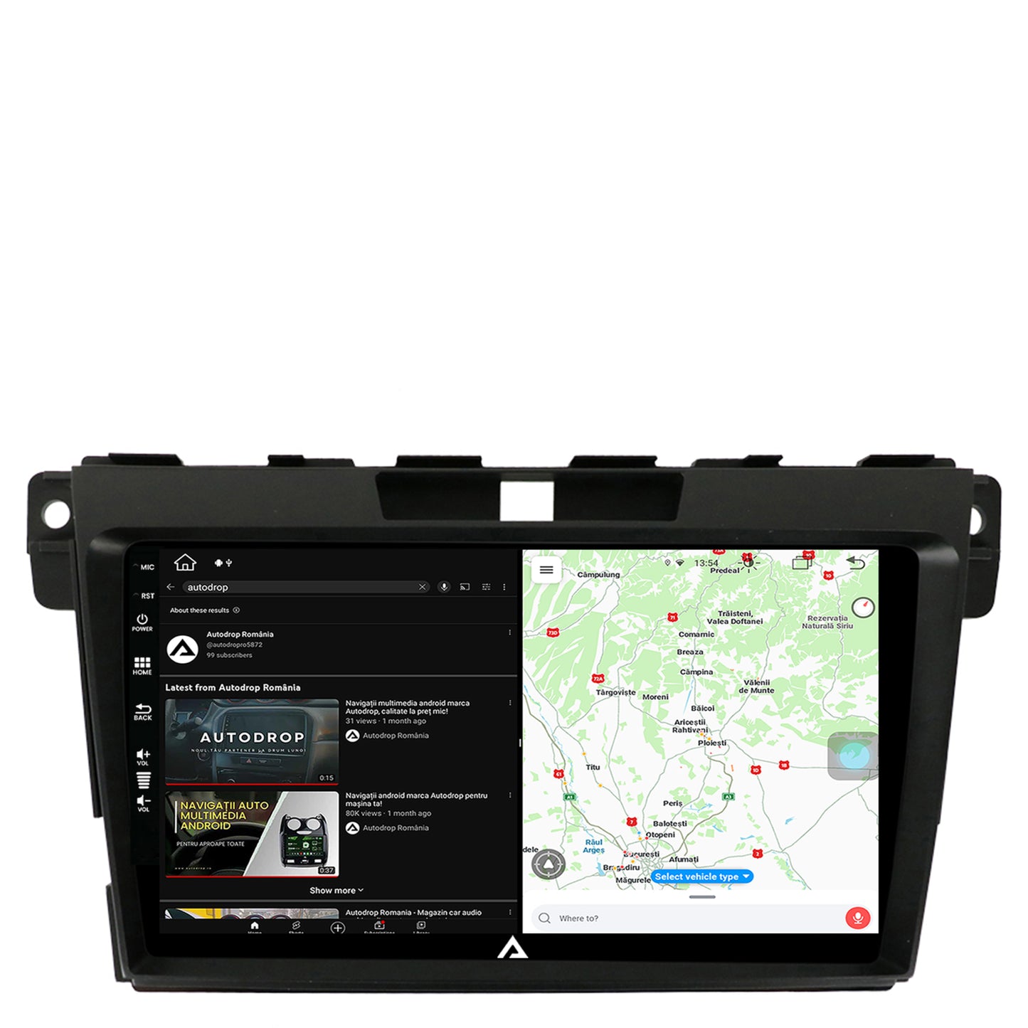 Navigatie Mazda CX-7 (2008-2013), Android, Z-Octacore / 8GB RAM + 256GB ROM, 9 Inch - AD-BGZ9008+AD-BGRKIT326